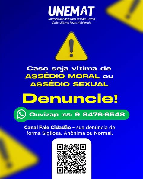 Unemat Lan A Campanha Orientativa Sobre Ass Dios Moral E Sexual