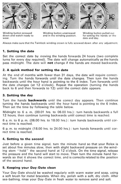 How To Set Rolex Watch