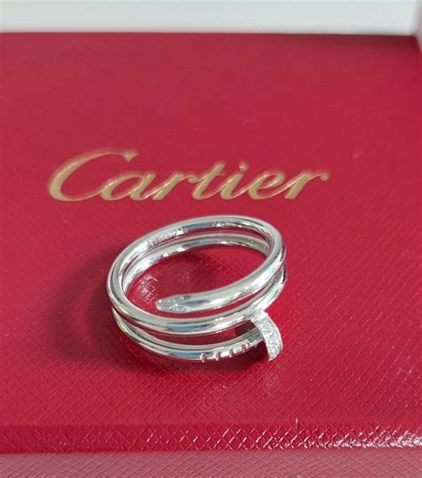 Cartier Ring Juste Un Clou Weissgold Diamanten NP 4850 CHF Kaufen