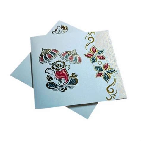 Paper Ganesh Print Wedding Card at Rs 18/piece in Surendranagar | ID ...