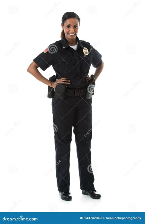 Female Police Officer Stock Photo