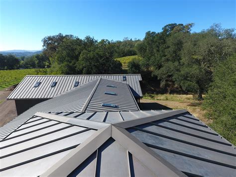 Sei Querce Winery Metal Roof Wedge Roofing