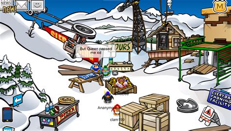 Cp Rewritten Great Snow Maze Construction Begins Club Penguin Mountains