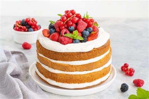 Naked Cake Vanille Fraise