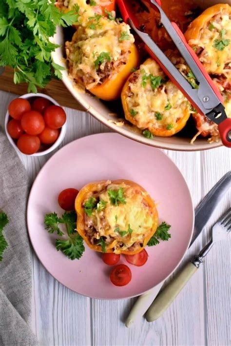 Classic Stuffed Peppers Recipe Cookme