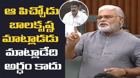 Ambati Rambabu Agression Comments On Mla Balakrishna In Ap Assembly