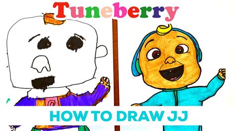 How To Draw Jj From Cocomelon Youtube