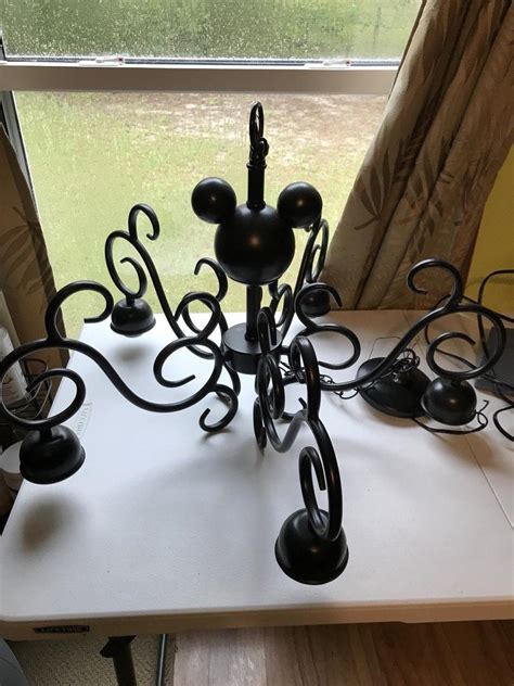 Disney Mickey Mouse Chandelier Light Fixture Hanging Lamp Dining