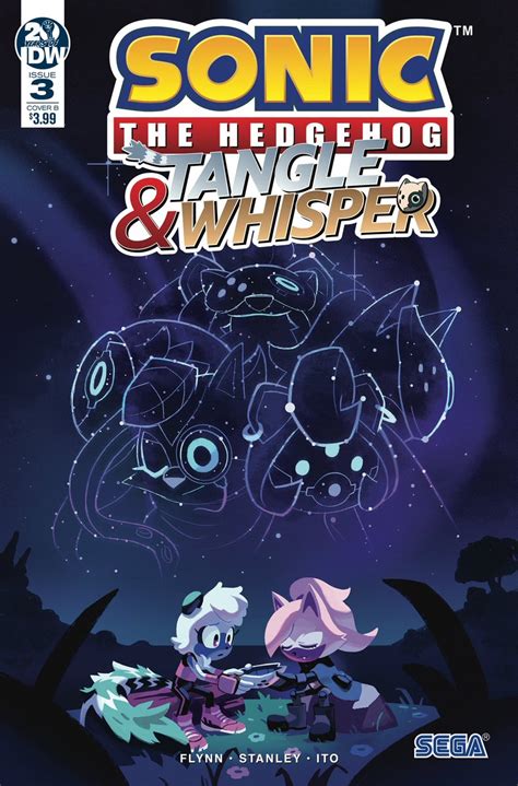 Hourly Idw Sonic On Twitter Tangle And Whisper Issue 3 Cover B Art By Nathalie Fourdraine