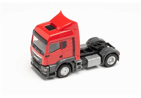 Herpa MAN TGS TM Zugmaschine Mit Windleitblechen Rot 314572