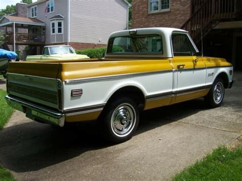 1972 Chevy Cheyenne Short Bed Factory Air Pickup Truck C10