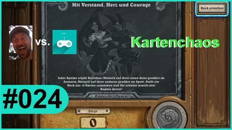 Let S Play Hearthstone Kartenchaos Mit Verstand Herz Und