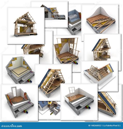 Representaciones T Cnicas De La Construcci N Stock De Ilustraci N