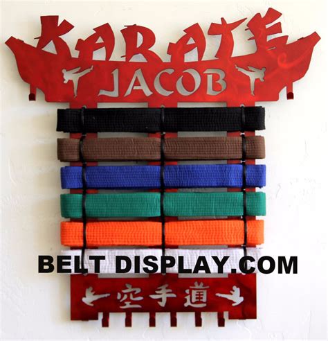 #1 Selling Karate Belt Displays Personalized | Exclusive designs | Belt ...