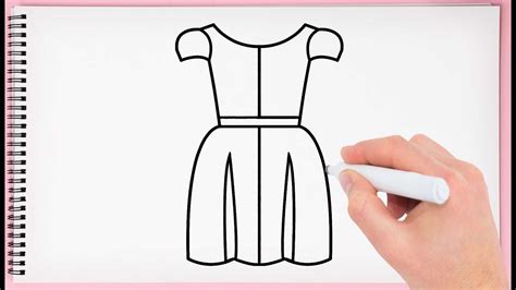 How To Draw A Dress For Kids Draw eyes nose and a mouth