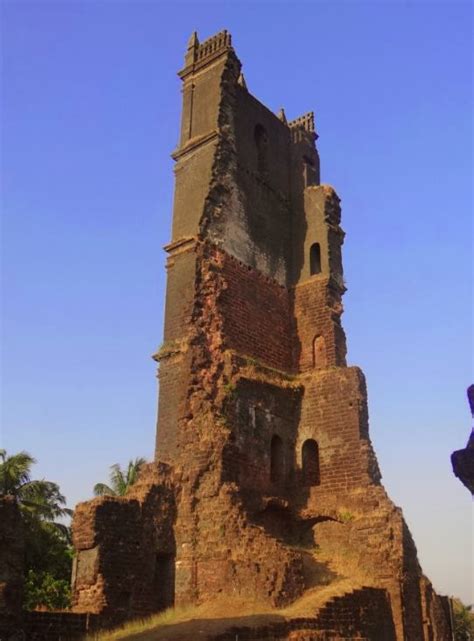 Discover India Tower Of The Church Of St Augustine Goa