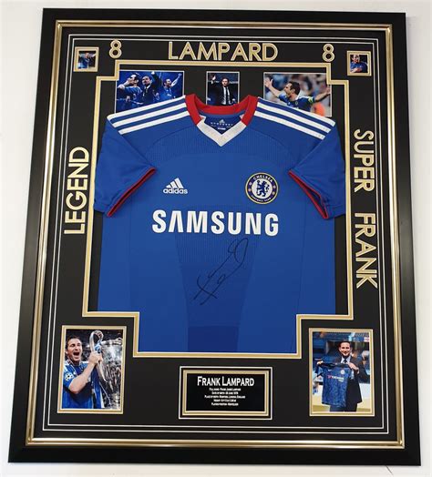 Frank Lampard Signed Chelsea FC Shirt Framed – Experience Epic