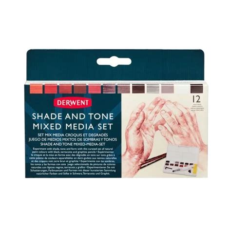 Derwent Shade Tone Watercolour Paint Pan Set My Art Shop