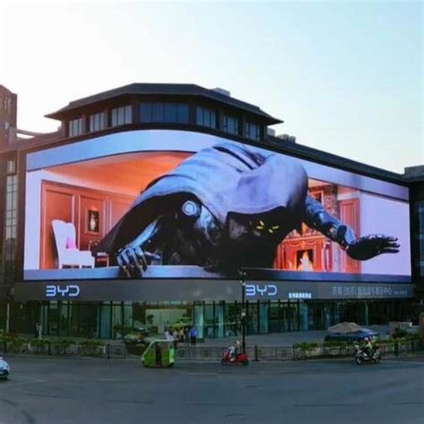 P4 P6 P8 Large Waterproof LED Display HD Naked Eye 3D LED Screen Digital Outdoor Advertising LED
