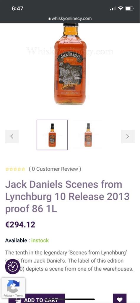 Jack Daniel S Scenes From Lynchburg No 7 Tennessee Whiskey 1 Liter