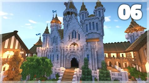 Minecraft How To Build A Medieval Castle Huge Medieval Castle