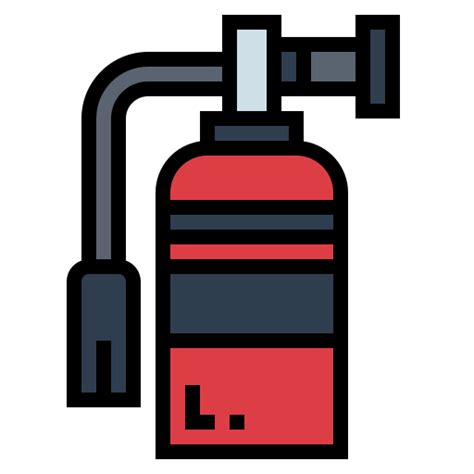 Fire Extinguisher Smalllikeart Lineal Color Icon