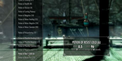 Every Skyrim Potion Recipe & Ingredients