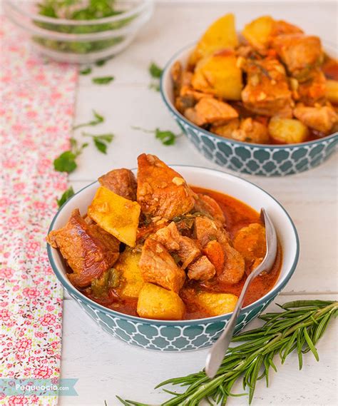 Estofado De Cerdo Con Patatas Pequeocio