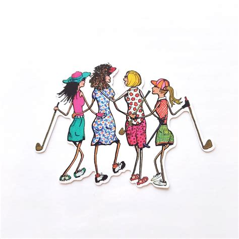 Golf Gift for Women Women's Golf Shop Golf STICKERS Friends Women's ...