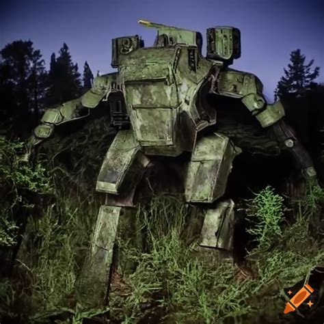 Light Armored Mech In Swamp Reconnaissance On Craiyon