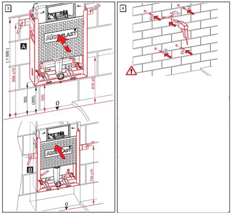 AlcaPLAST A115 Pre-Wall Installation System Instruction Manual