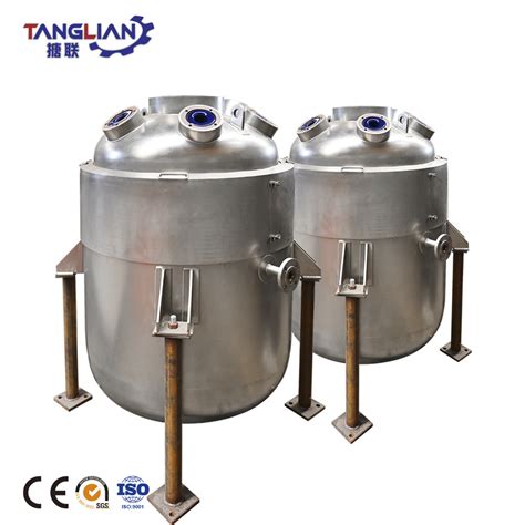 Tanglian China L Glass Lined Reactor Covered By Stainless Steel