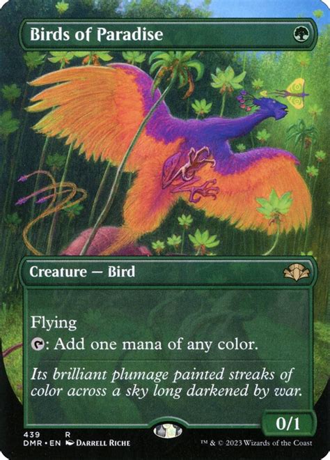 Birds Of Paradise Dominaria Remastered Mtg Print