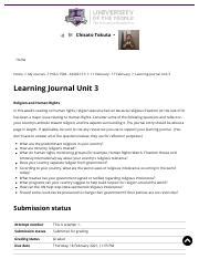 POLS 1503 AY2021 T3 Learning Journal Unit 3 Pdf 2 Chisato Tokuta