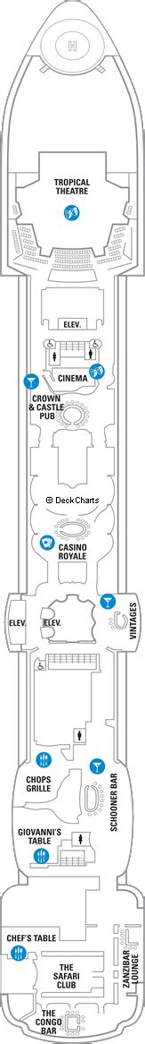 Royal Caribbean Serenade of the Seas Deck Plans: Ship Layout ...