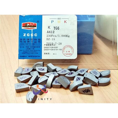 Jual A412 A 412 A412 YG6 Insert Mata Pisau Bubut Pahat Bubut Widia