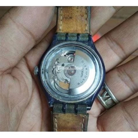 Jam Tangan Swatch Automatic Mulus Box Ori Strap Ori Kondisi Second Di