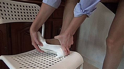 The Heel Got Stuck In The Seat Miss Brunette Clips Sale