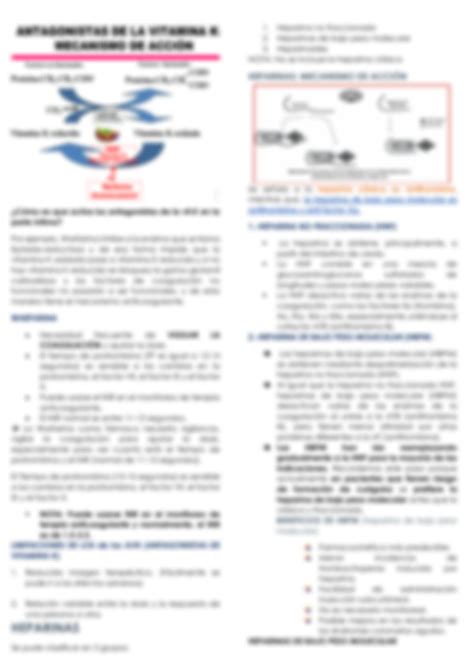 SOLUTION 8 2 Farmacolog A De La Hemostasia Y Coagulaci N Studypool