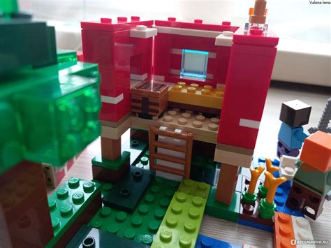 Lego Minecraft Грибной дом 21179 Конструктор - «Для любителей Лего ...