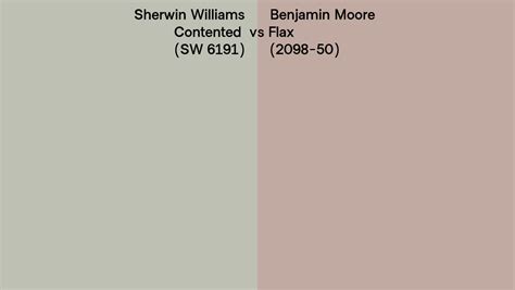 Sherwin Williams Contented Sw Vs Benjamin Moore Flax