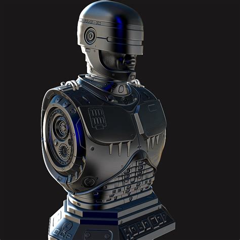 Stl File Robocop Bust 👤 ・3d Print Design To Download・cults