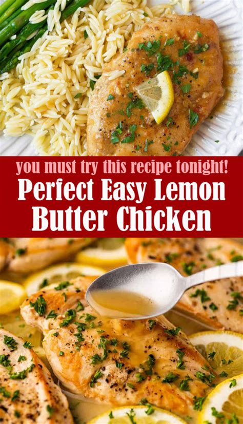 Perfect Easy Lemon Butter Chicken Lindsys Kitchen