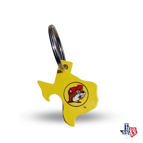 Buc Ees Key Ring Texas Snax