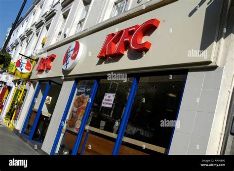 Kfc London England Uk Stock Photo Alamy