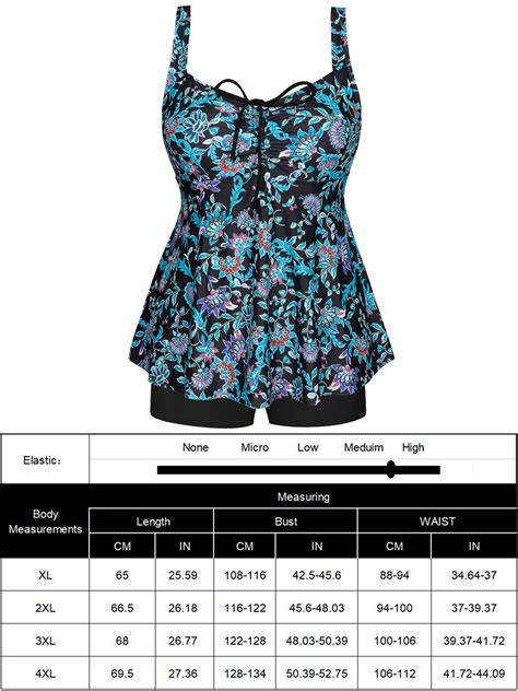 Plus Size Tankini Swimsuits For Women Two Piece Bathing Suits Flyaway