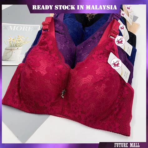 Bra Plus Size Full Cup Bra Wired CD Cup Lingerie Bra Lace Baju Dalam Wanita Bra Wanita Bra Besi