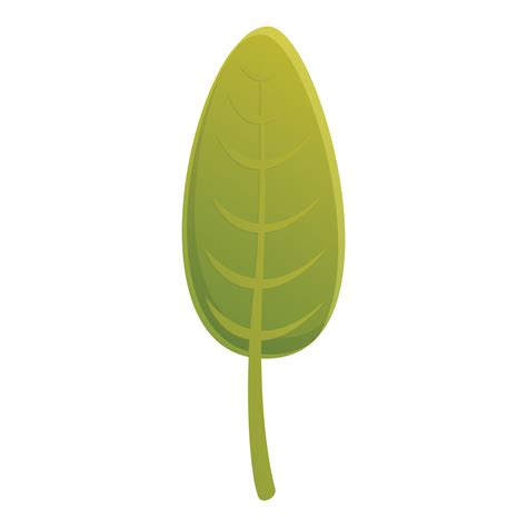 Elm Green Leaf Icon Cartoon Style 14256368 Vector Art At Vecteezy