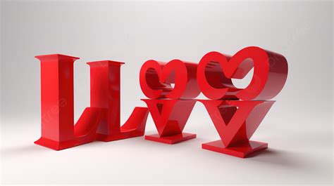 Love Letters In 3d Animation Background 3d Letters Love Isolated On White Background Hd