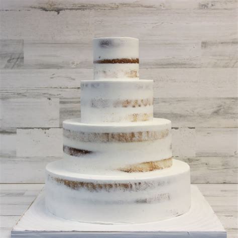 Semi Naked Wedding Cake Palermo Custom Cakes